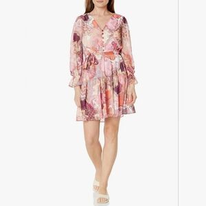 London Times elastic waist tiered dress, size‎ 12